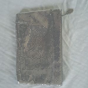 Whiting and Davis vintage silver mesh clutch